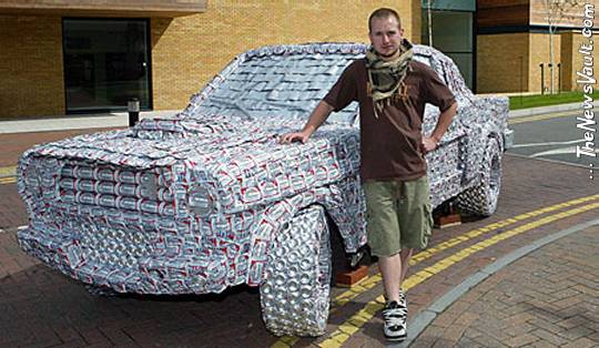 Car 5,000 Beer Cans