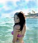 Ashley Greene Skinsuit Beach