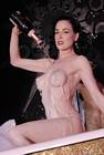 Dita Von Teese Topless on Stage
