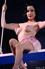 Dita Von Teese Topless Swing