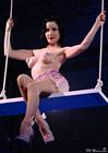 Dita Von Teese Topless Swing