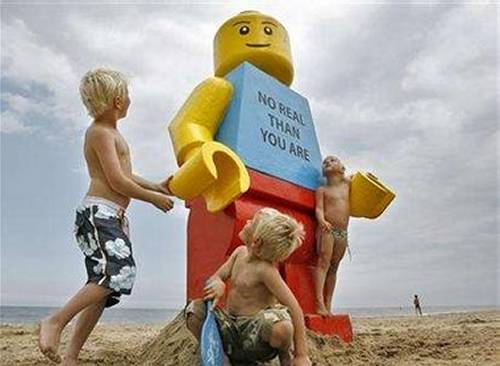 Giant Lego Man