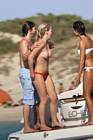 Topless Women Boat